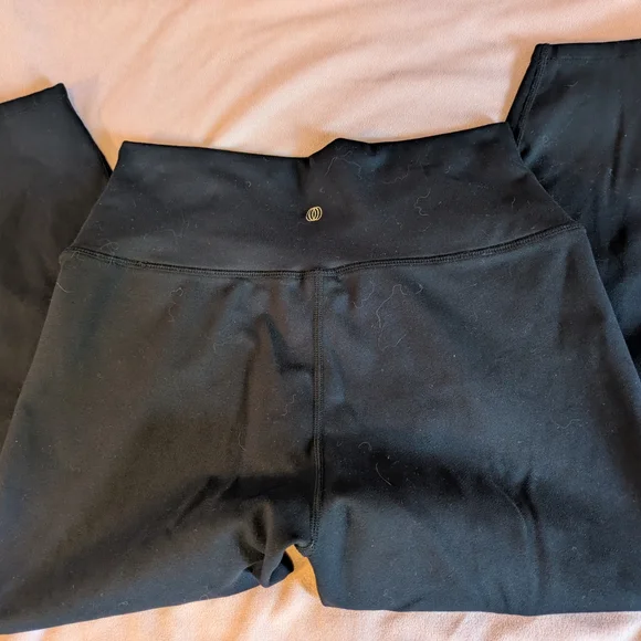 Balance Collection Black Cross Waist Legging Size Large - Picture 5 of 6